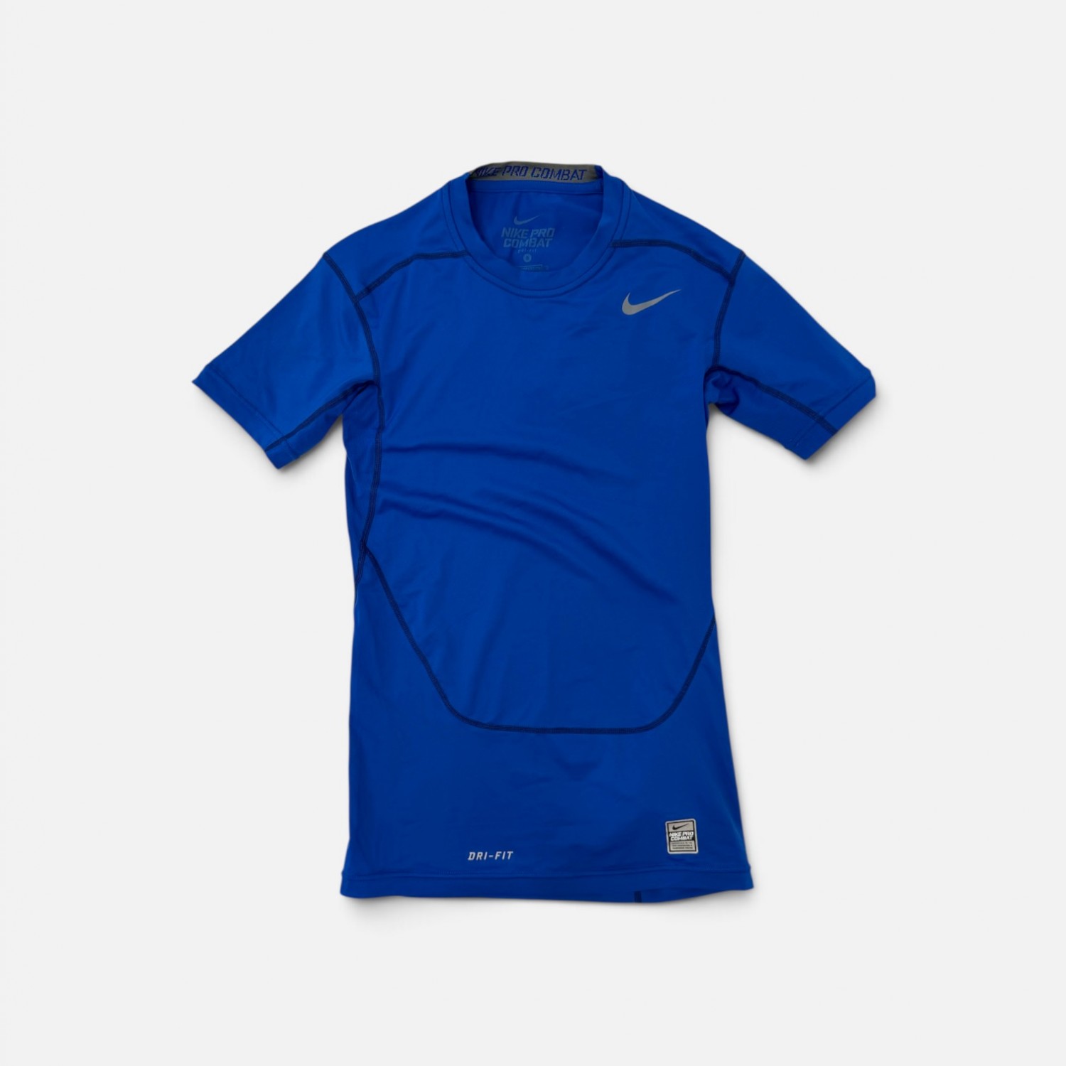 Nike Pro Combat Dri-FIT Γυναικείο Compression T-Shirt Μπλε